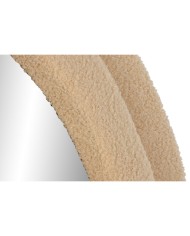 Specchio da parete Home ESPRIT Marrone Onde Velluto Scandi 75 X 4 X 177 cm Specchio da parete Home ESPRIT Marrone Onde Velluto Scandi 75 X 4 X 177 cm