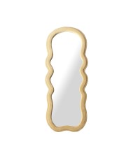 Specchio da parete Home ESPRIT Marrone Velluto Scandi 60 x 4 x 160 cm