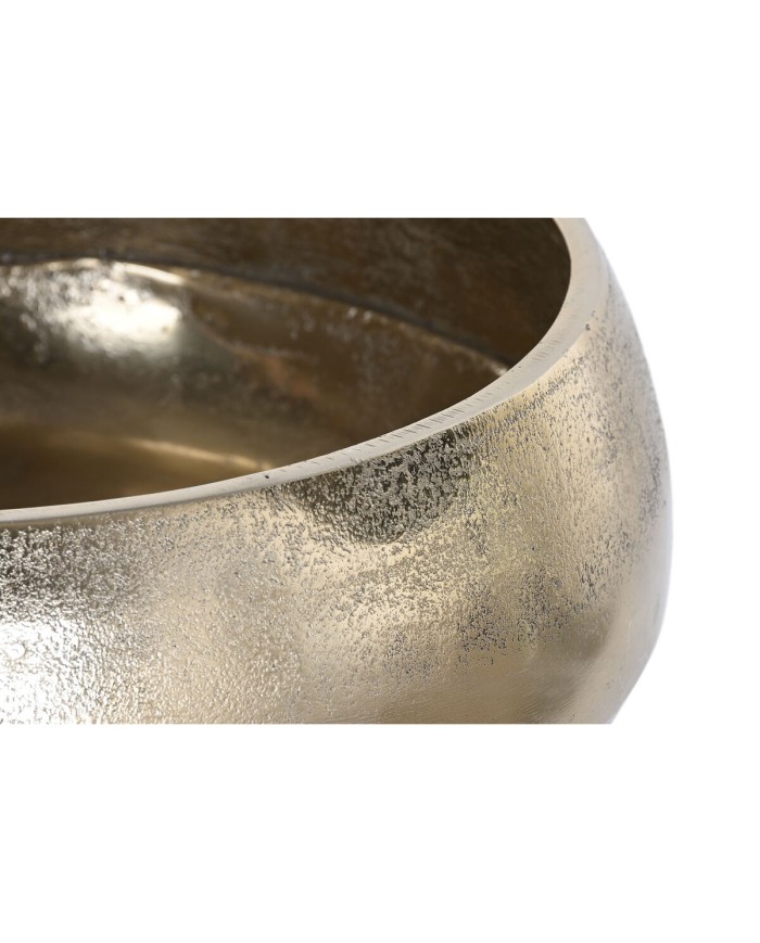 Vaso Home ESPRIT Dorato Alluminio Moderno 35,5 X 35,5 X 77 cm