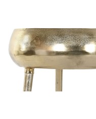 Vaso Home ESPRIT Dorato Alluminio Moderno 35,5 X 35,5 X 77 cm