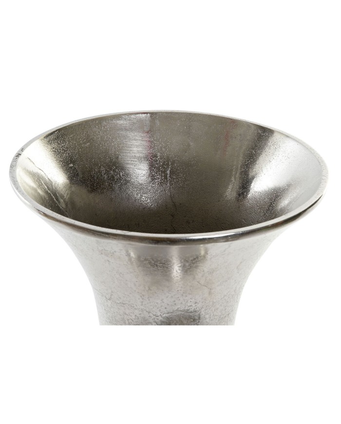 Vaso Home ESPRIT Argentato Alluminio Moderno Calice 24 x 24 x 49 cm Vaso Home ESPRIT Argentato Alluminio Moderno Calice 24 x 24 x 49 cm