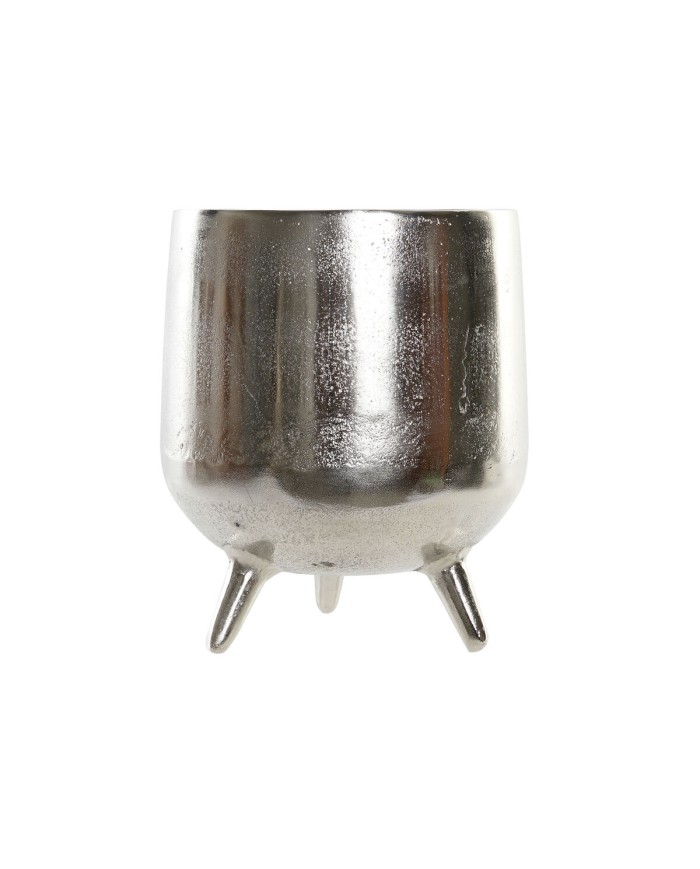 Centrotavola Home ESPRIT Argentato Alluminio Moderno 21 x 21 x 25 cm Centrotavola Home ESPRIT Argentato Alluminio Moderno 21 x 21 x 25 cm