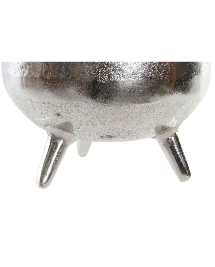 Centrotavola Home ESPRIT Argentato Alluminio Moderno 21 x 21 x 25 cm Centrotavola Home ESPRIT Argentato Alluminio Moderno 21 x 21 x 25 cm