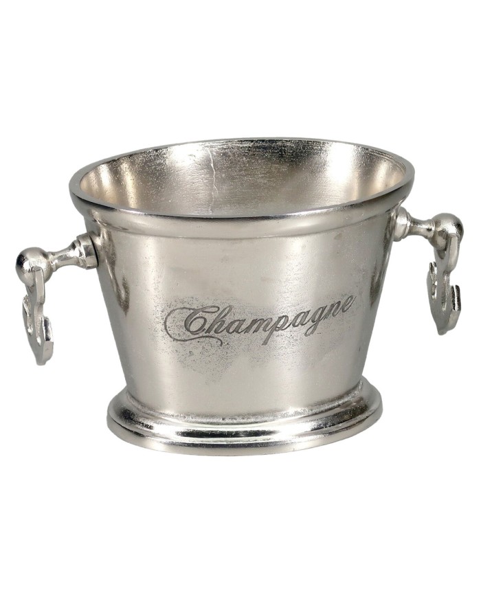 Secchiello per il ghiaccio Home ESPRIT Argentato Alluminio Ancora 36 X 20,5 X 19,5 cm