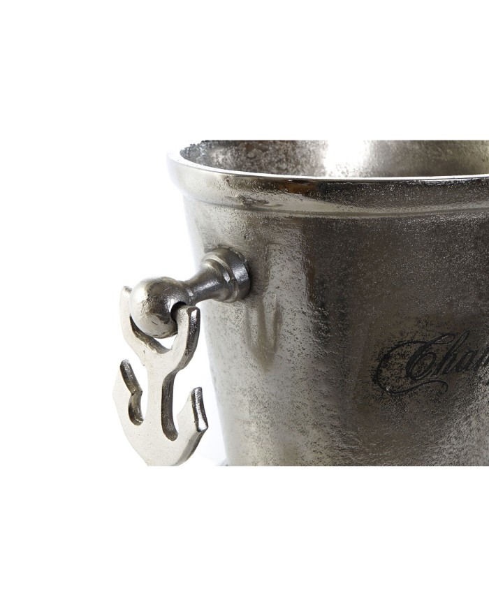 Secchiello per il ghiaccio Home ESPRIT Argentato Alluminio Ancora 36 X 20,5 X 19,5 cm