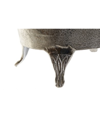 Secchiello per il ghiaccio Home ESPRIT Argentato Alluminio 45 X 36,5 X 26 cm