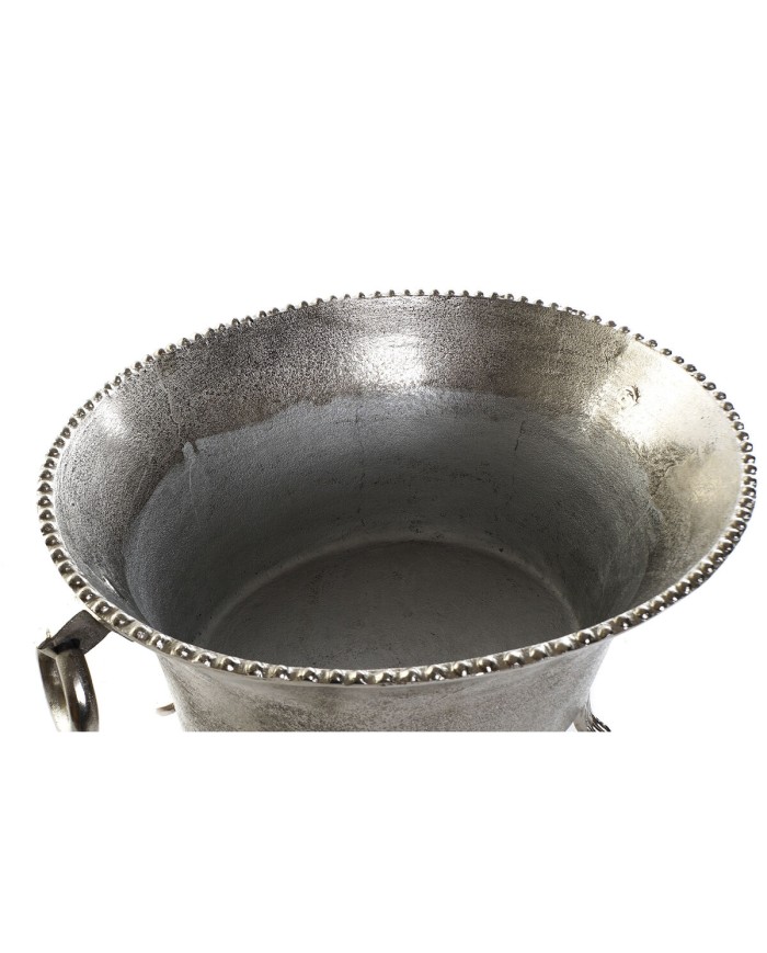 Secchiello per il ghiaccio Home ESPRIT Argentato Alluminio 45 X 36,5 X 26 cm