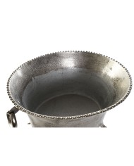 Secchiello per il ghiaccio Home ESPRIT Argentato Alluminio 45 X 36,5 X 26 cm