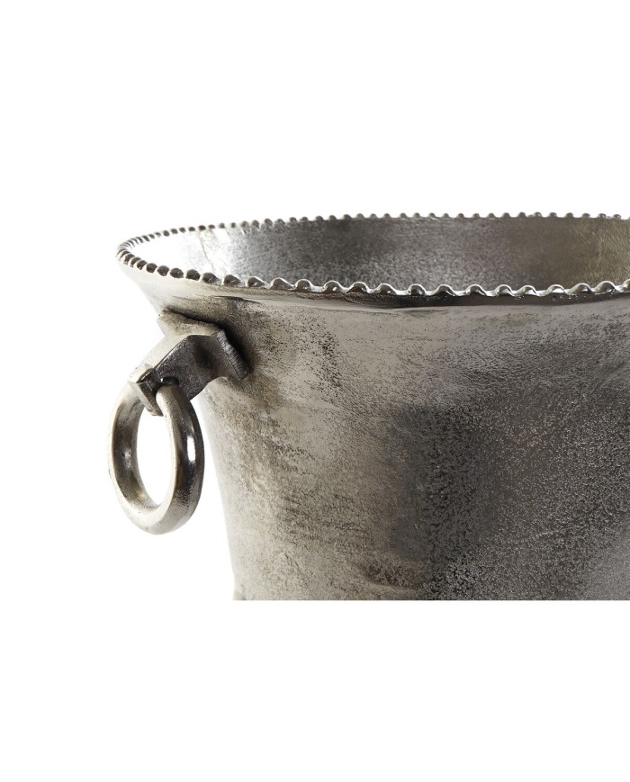 Secchiello per il ghiaccio Home ESPRIT Argentato Alluminio 45 X 36,5 X 26 cm