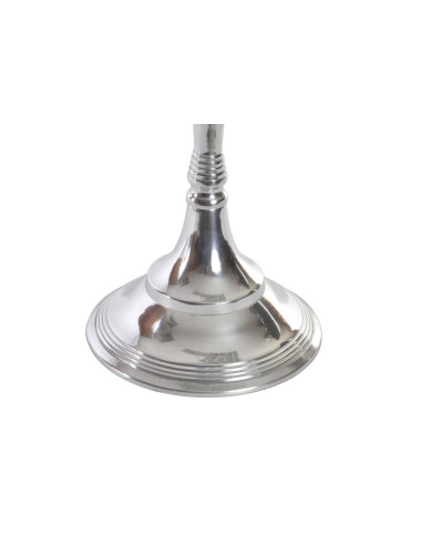 Candelabro Home ESPRIT Argentato Alluminio Cromato 42 x 42 x 70 cm