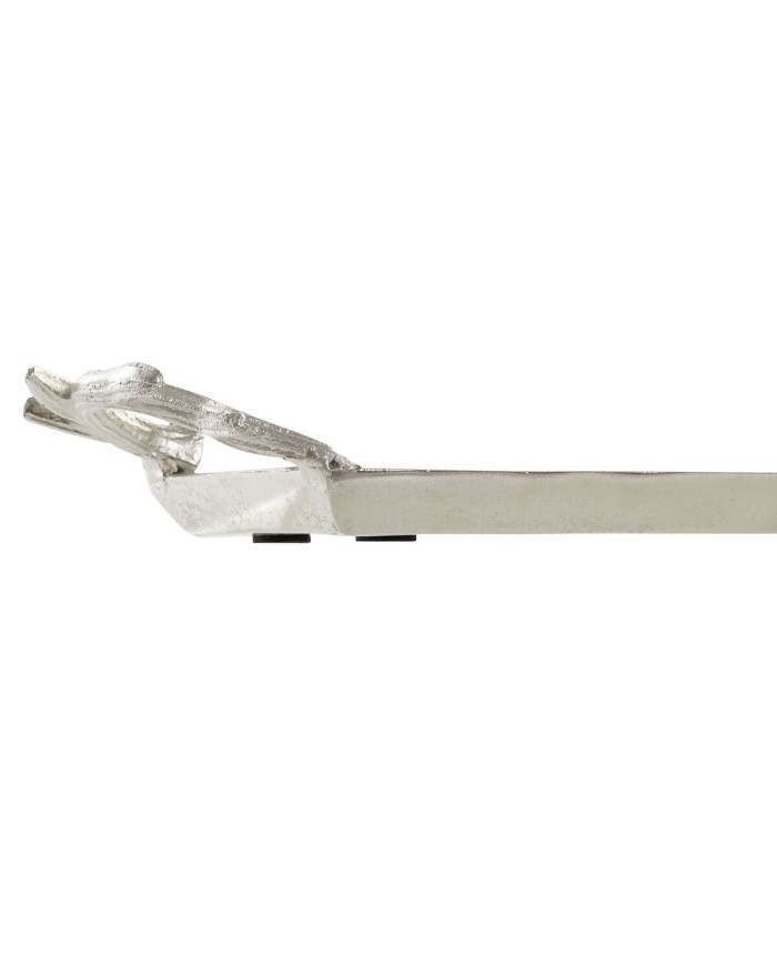 Centrotavola Home ESPRIT Argentato Alluminio 69 X 13 X 5 cm Centrotavola Home ESPRIT Argentato Alluminio 69 X 13 X 5 cm