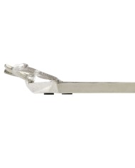 Centrotavola Home ESPRIT Argentato Alluminio 69 X 13 X 5 cm Centrotavola Home ESPRIT Argentato Alluminio 69 X 13 X 5 cm