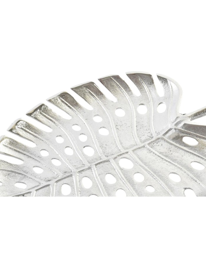 Centrotavola Home ESPRIT Argentato Alluminio Moderno Foglia della pianta 38,5 x 28 x 3 cm Centrotavola Home ESPRIT Argentato Alluminio Moderno Foglia della pianta 38,5 x 28 x 3 cm