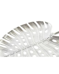 Centrotavola Home ESPRIT Argentato Alluminio Moderno Foglia della pianta 38,5 x 28 x 3 cm Centrotavola Home ESPRIT Argentato Alluminio Moderno Foglia della pianta 38,5 x 28 x 3 cm
