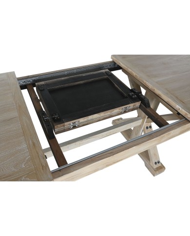 Tavolo da Pranzo Home ESPRIT Naturale Legno Riciclato Legno di olmo 180 x 90 x 76 cm