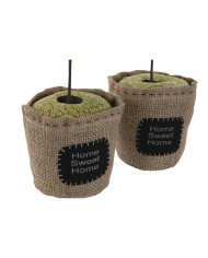 Fermaporta Home ESPRIT PVC 18 x 18 x 36 cm (2 Unità) Fermaporta Home ESPRIT PVC 18 x 18 x 36 cm (2 Unità)