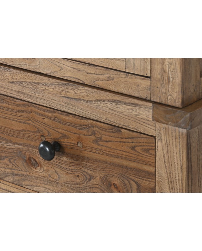 Stand Espositore Home ESPRIT Naturale Legno Riciclato Legno di olmo 100 X 45 X 220 cm Stand Espositore Home ESPRIT Naturale Legno Riciclato Legno di olmo 100 X 45 X 220 cm