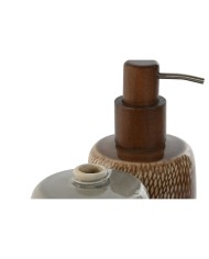 Dispenser di Sapone Home ESPRIT Marrone Grigio Polietilene Gres 8,5 X 8,5 X 16 cm (2 Unità) Dispenser di Sapone Home ESPRIT Marrone Grigio Polietilene Gres 8,5 X 8,5 X 16 cm (2 Unità)