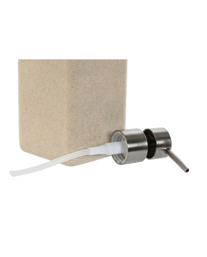 Dispenser di Sapone Home ESPRIT Crema Argentato Resina Polietilene 8 x 8 x 18 cm Dispenser di Sapone Home ESPRIT Crema Argentato Resina Polietilene 8 x 8 x 18 cm
