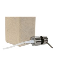Dispenser di Sapone Home ESPRIT Crema Argentato Resina Polietilene 8 x 8 x 18 cm Dispenser di Sapone Home ESPRIT Crema Argentato Resina Polietilene 8 x 8 x 18 cm