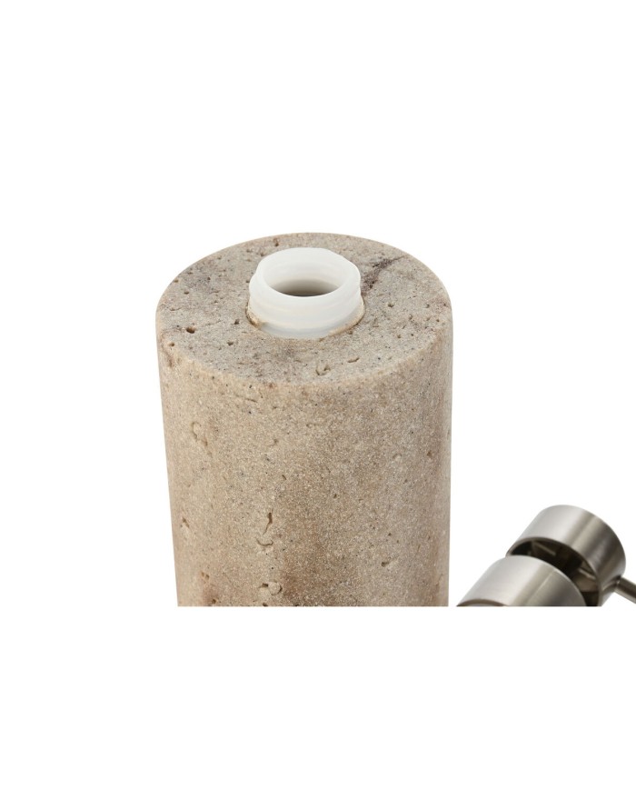 Dispenser di Sapone Home ESPRIT Crema Argentato Resina Polietilene Marmo 7 x 7 x 17,5 cm Dispenser di Sapone Home ESPRIT Crema Argentato Resina Polietilene Marmo 7 x 7 x 17,5 cm