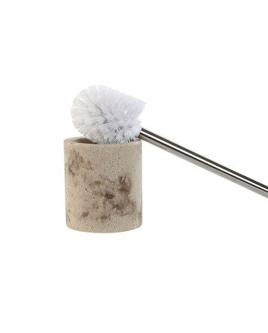 Scopino per il Bagno Home ESPRIT Crema Argentato Resina Polietilene 10,5 x 10,5 x 37 cm Scopino per il Bagno Home ESPRIT Crema Argentato Resina Polietilene 10,5 x 10,5 x 37 cm