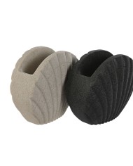 Bicchiere Home ESPRIT Grigio Crema Resina 12 X 6 X 10,5 cm (2 Unità) Bicchiere Home ESPRIT Grigio Crema Resina 12 X 6 X 10,5 cm (2 Unità)