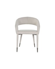 Sedia da Sala da Pranzo Home ESPRIT Beige Poliestere Metallo 57,5 X 60 X 81 cm Sedia da Sala da Pranzo Home ESPRIT Beige Poliestere Metallo 57,5 X 60 X 81 cm