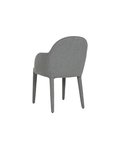 Sedia da Sala da Pranzo Home ESPRIT Grigio Poliestere Metallo 59 X 63 X 86 cm