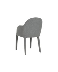 Sedia da Sala da Pranzo Home ESPRIT Grigio Poliestere Metallo 59 X 63 X 86 cm Sedia da Sala da Pranzo Home ESPRIT Grigio Poliestere Metallo 59 X 63 X 86 cm