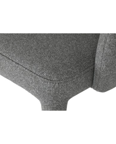 Sedia da Sala da Pranzo Home ESPRIT Grigio Poliestere Metallo 59 X 63 X 86 cm