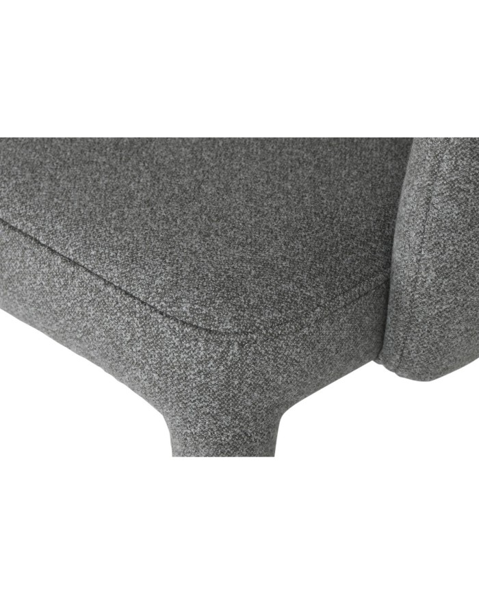 Sedia da Sala da Pranzo Home ESPRIT Grigio Poliestere Metallo 59 X 63 X 86 cm Sedia da Sala da Pranzo Home ESPRIT Grigio Poliestere Metallo 59 X 63 X 86 cm