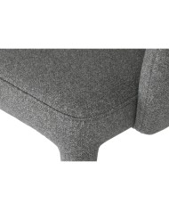 Sedia da Sala da Pranzo Home ESPRIT Grigio Poliestere Metallo 59 X 63 X 86 cm Sedia da Sala da Pranzo Home ESPRIT Grigio Poliestere Metallo 59 X 63 X 86 cm