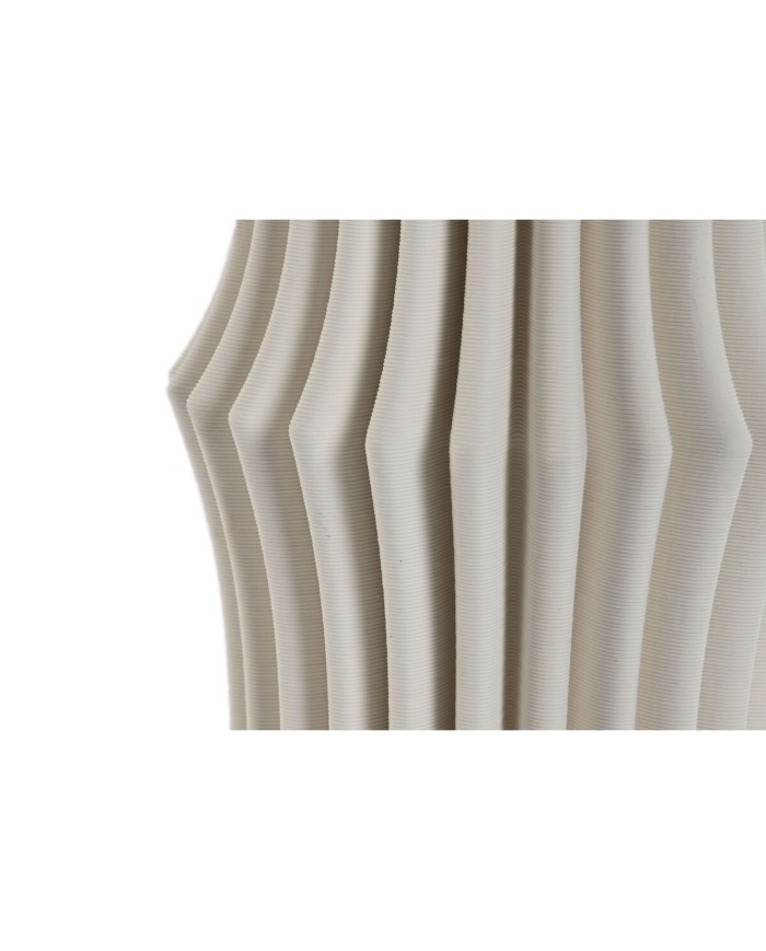 Vaso Home ESPRIT Bianco Gres Moderno 15 x 15 x 22,5 cm Vaso Home ESPRIT Bianco Gres Moderno 15 x 15 x 22,5 cm