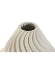 Vaso Home ESPRIT Bianco Gres Moderno 22 x 22 x 26 cm Vaso Home ESPRIT Bianco Gres Moderno 22 x 22 x 26 cm