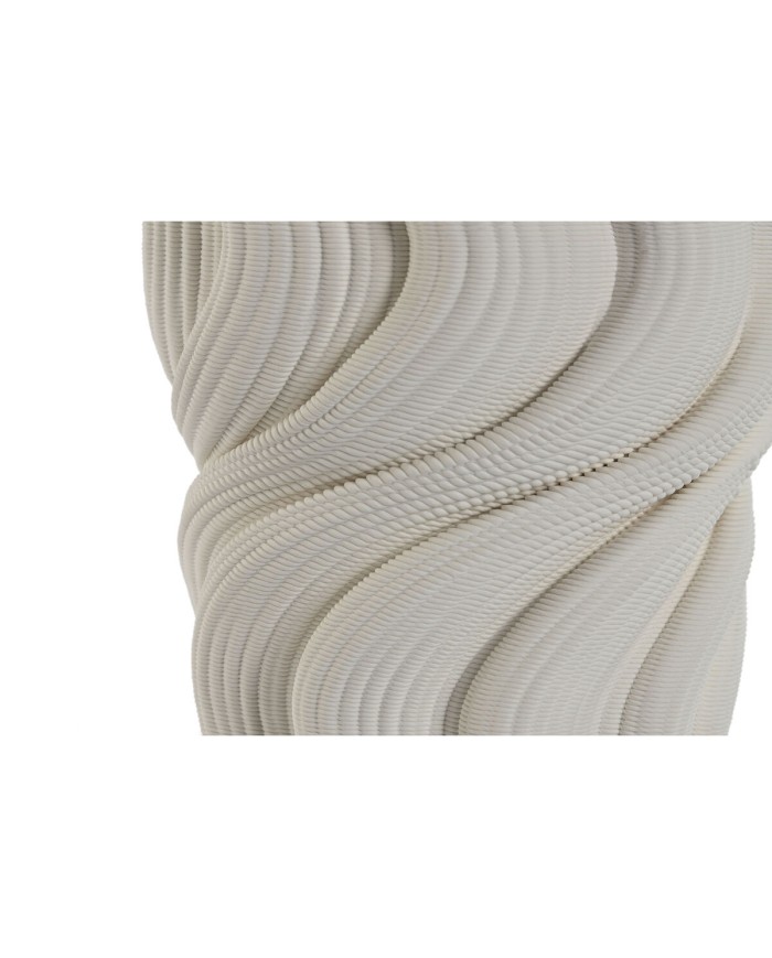 Vaso Home ESPRIT Bianco Gres Moderno 14 x 14 x 19 cm Vaso Home ESPRIT Bianco Gres Moderno 14 x 14 x 19 cm