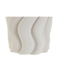 Vaso Home ESPRIT Bianco Gres Moderno 16 x 16 x 26 cm Vaso Home ESPRIT Bianco Gres Moderno 16 x 16 x 26 cm
