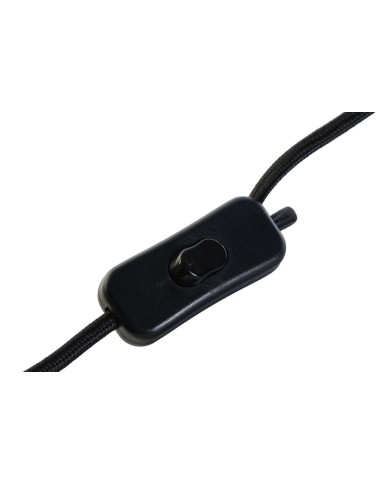 Lampada da tavolo Home ESPRIT Nero Dorato Resina 40 W 220 V 16 x 16 x 43 cm