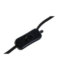 Lampada da tavolo Home ESPRIT Nero Dorato Resina 40 W 220 V 16 x 16 x 43 cm