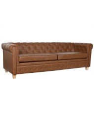 Divano Home ESPRIT Marrone 208 x 86 x 88 cm