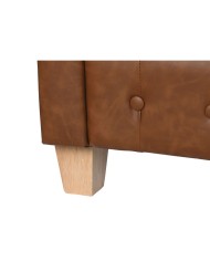 Divano a 3 Piazze Home ESPRIT Marrone Naturale Vintage 218 X 78 X 70 cm Divano a 3 Piazze Home ESPRIT Marrone Naturale Vintage 218 X 78 X 70 cm