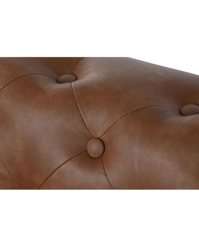 Divano a 3 Piazze Home ESPRIT Marrone Naturale Vintage 218 X 78 X 70 cm Divano a 3 Piazze Home ESPRIT Marrone Naturale Vintage 218 X 78 X 70 cm