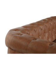 Divano a 3 Piazze Home ESPRIT Marrone Naturale Vintage 218 X 78 X 70 cm Divano a 3 Piazze Home ESPRIT Marrone Naturale Vintage 218 X 78 X 70 cm