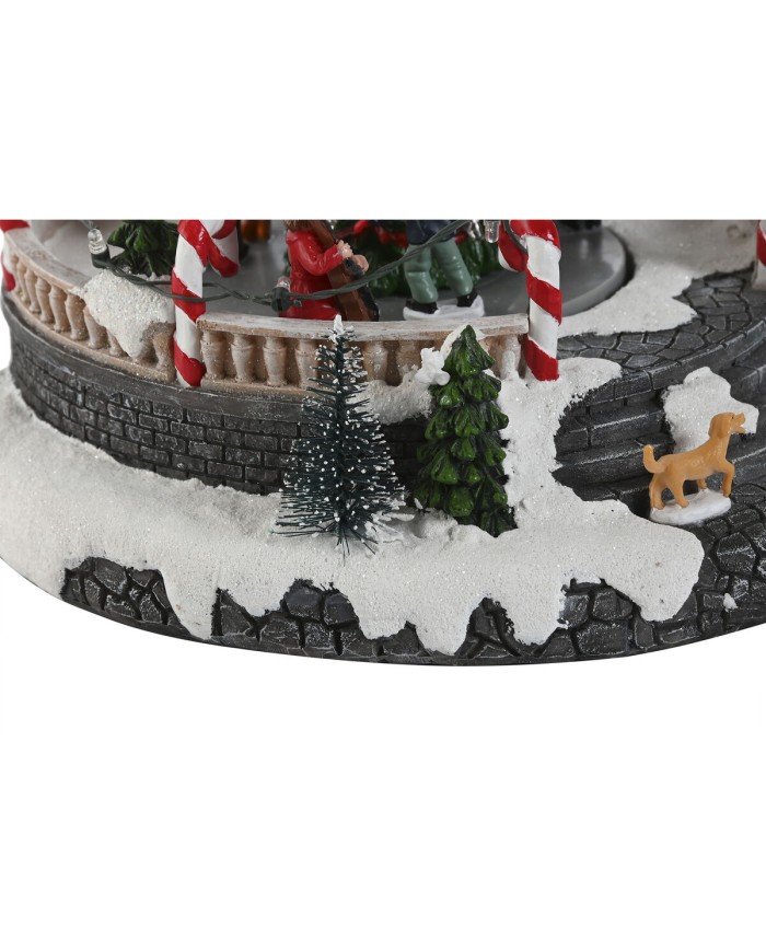 Decorazione Natalizia Home ESPRIT Multicolore Musicale 25 X 24 X 18 cm