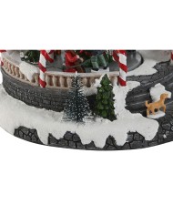 Decorazione Natalizia Home ESPRIT Multicolore Musicale 25 X 24 X 18 cm