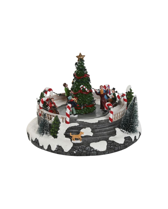 Decorazione Natalizia Home ESPRIT Multicolore Musicale 25 X 24 X 18 cm