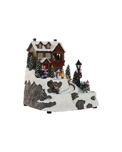 Decorazione Natalizia Home ESPRIT Multicolore Musicale 24 X 23,5 X 25 cm