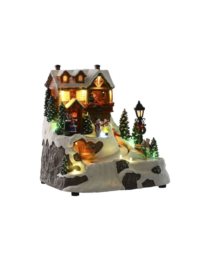 Decorazione Natalizia Home ESPRIT Multicolore Musicale 24 X 23,5 X 25 cm Decorazione Natalizia Home ESPRIT Multicolore Musicale 24 X 23,5 X 25 cm