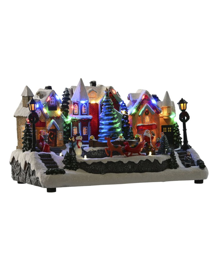 Decorazione Natalizia Home ESPRIT Multicolore Musicale 32 X 18,5 X 19 cm