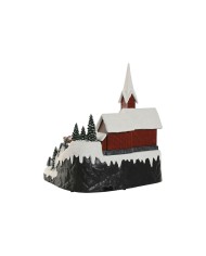 Decorazione Natalizia Home ESPRIT Multicolore Musicale 33 X 31 X 38 cm